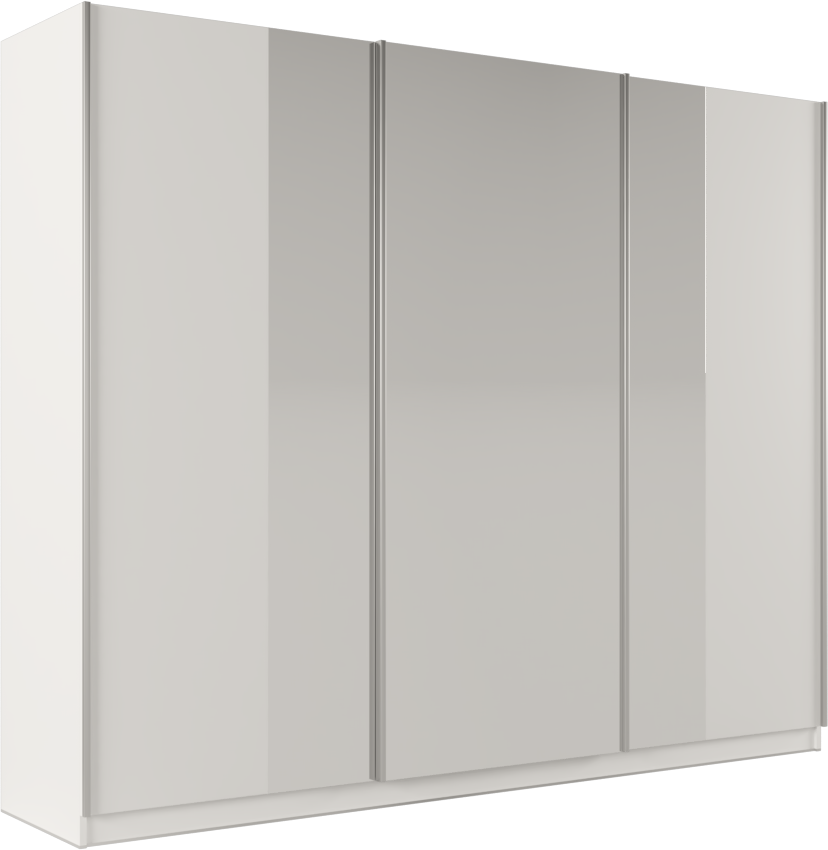 Šatní skříň Praga Barva korpusu: Bílá, Rozměry: 250 cm