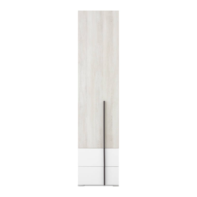 Šatní skříň Remo RM4 Barva korpusu + barva dveří: Dub Wilton/ Bílá/ Antracit