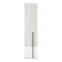 Šatní skříň Remo RM4 Barva korpusu + barva dveří: Dub Wilton/ Bílá/ Antracit