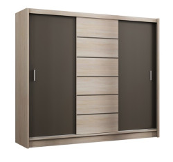 Šatní skříň Sewilla Barva korpusu: Dub - sonoma, Rozměry: 250 cm