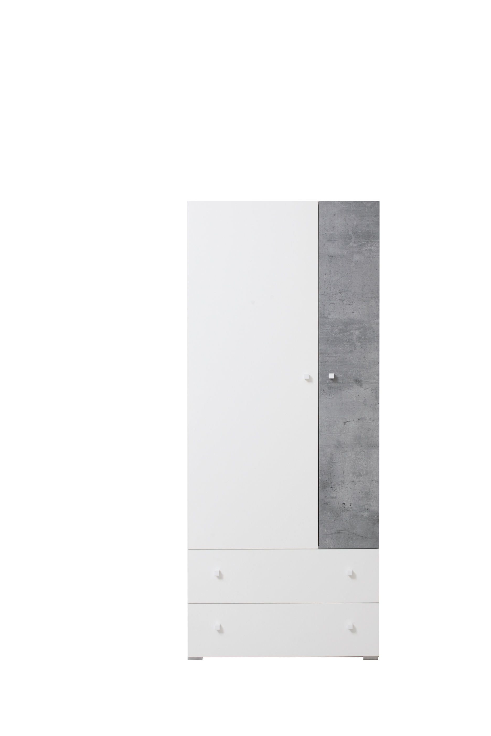 Šatní skříň Sigma SI3 Barva korpusu: Bílá/Beton