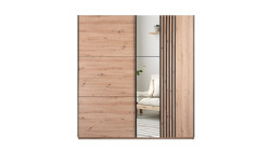 Šatní skříň Sintra Barva korpusu: Dub artisan, Rozměry: 203 cm, Dveře: Dub artisan