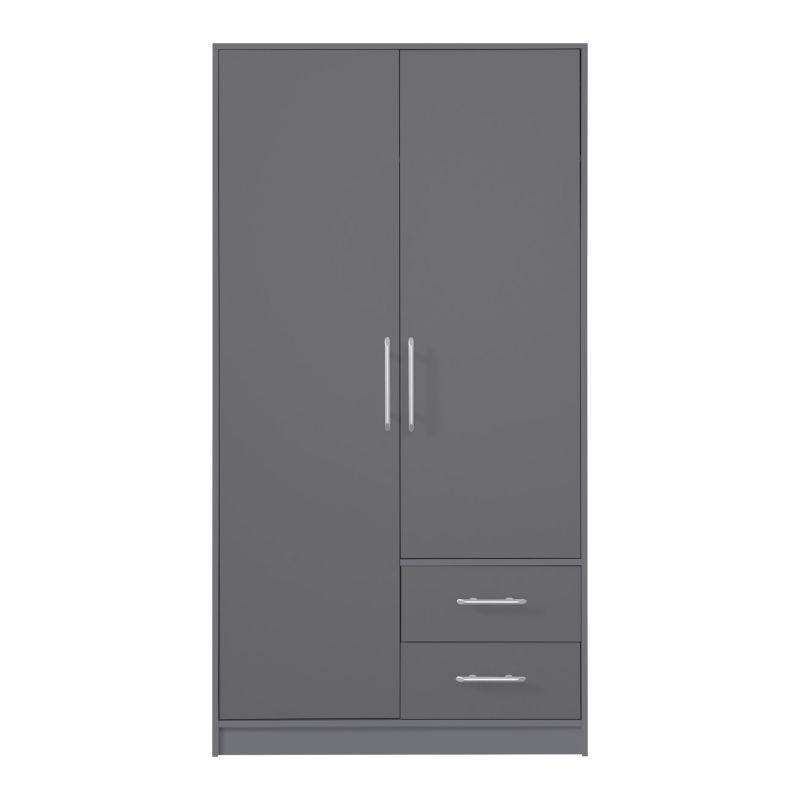 Šatní skříň Smart SR3 Dveře: Antracit, Varianta: Bez zrcadla