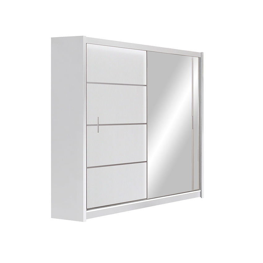 Šatní skříň Vista Barva korpusu: Bílá, Rozměry: 180 cm