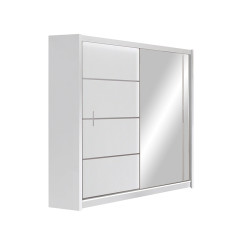 Šatní skříň Vista Barva korpusu: Bílá, Rozměry: 180 cm