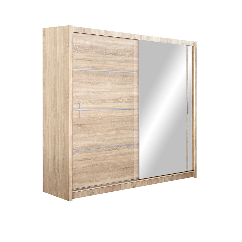 Šatní skříň Vista Barva korpusu: Dub - sonoma, Rozměry: 203 cm