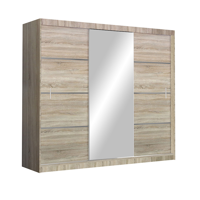 Šatní skříň Vista Barva korpusu: Dub - sonoma, Rozměry: 250 cm