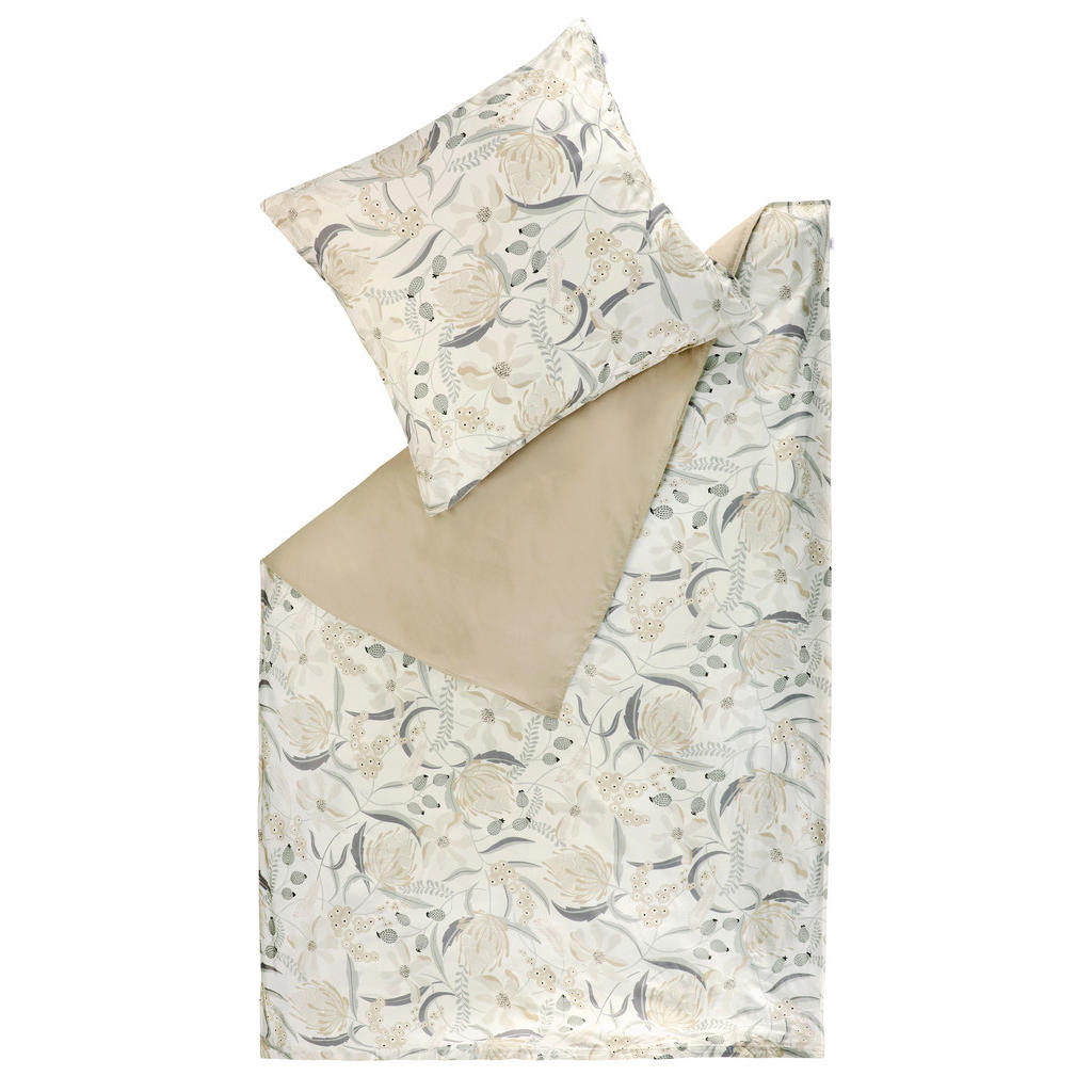 Schöner Wohnen OBOUSTRANNÉ POVLEČENÍ, renforcé, šedá, světle šedá, béžová, 140/200 cm