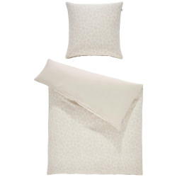 Schöner Wohnen OBOUSTRANNÉ POVLEČENÍ, satén, krémová, béžová, 135/200 cm