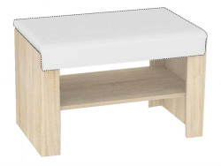 Sedací lavička s výběrem sedáku rea vesti 1 - dub bardolino