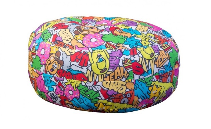 Sedací polštář komiks - mix barev