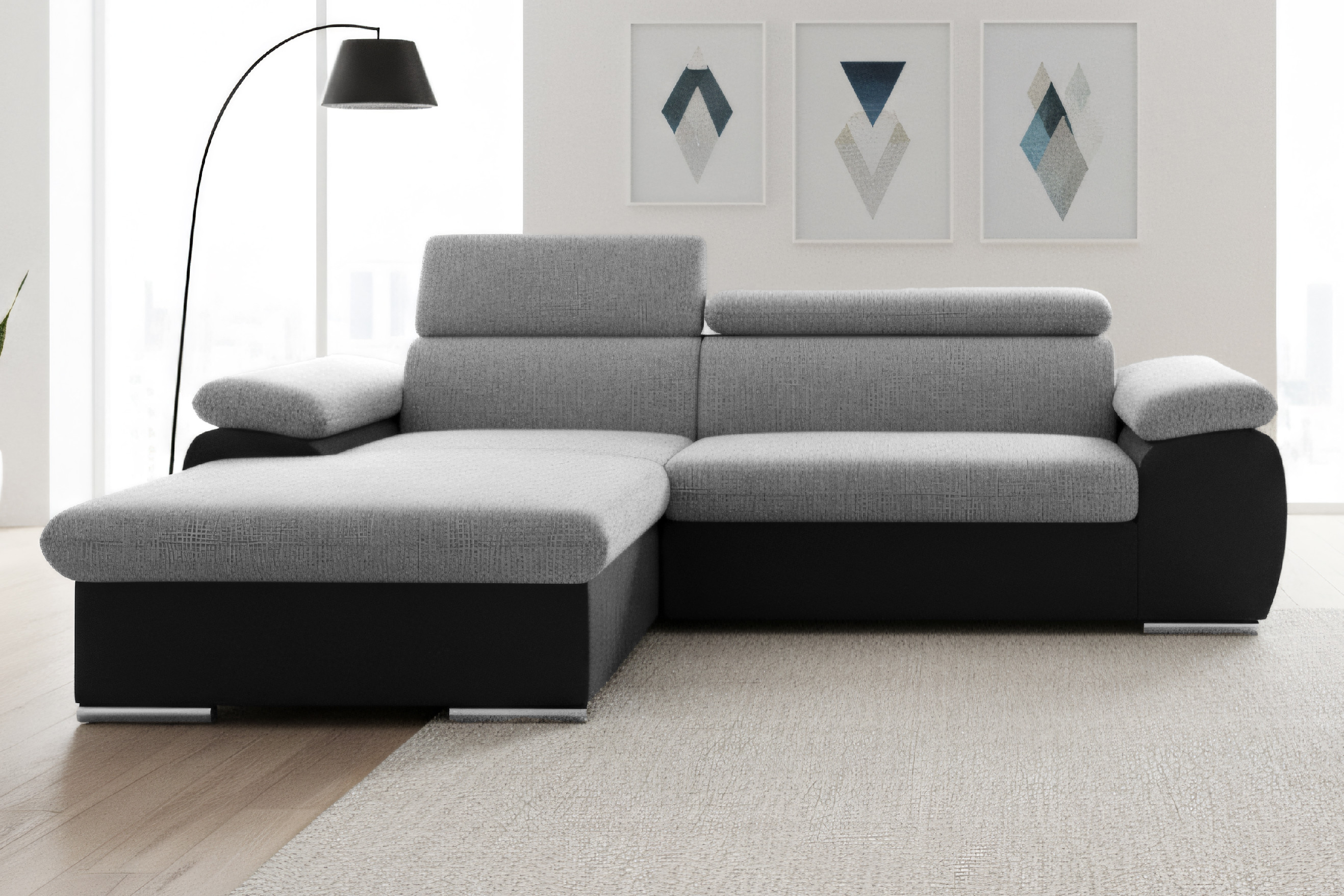 Sedací souprava Coast Mini - Sumatra 6 / Trend 17 Provedení: Levá varianta, látka: Sumatra 6/ Trend 17