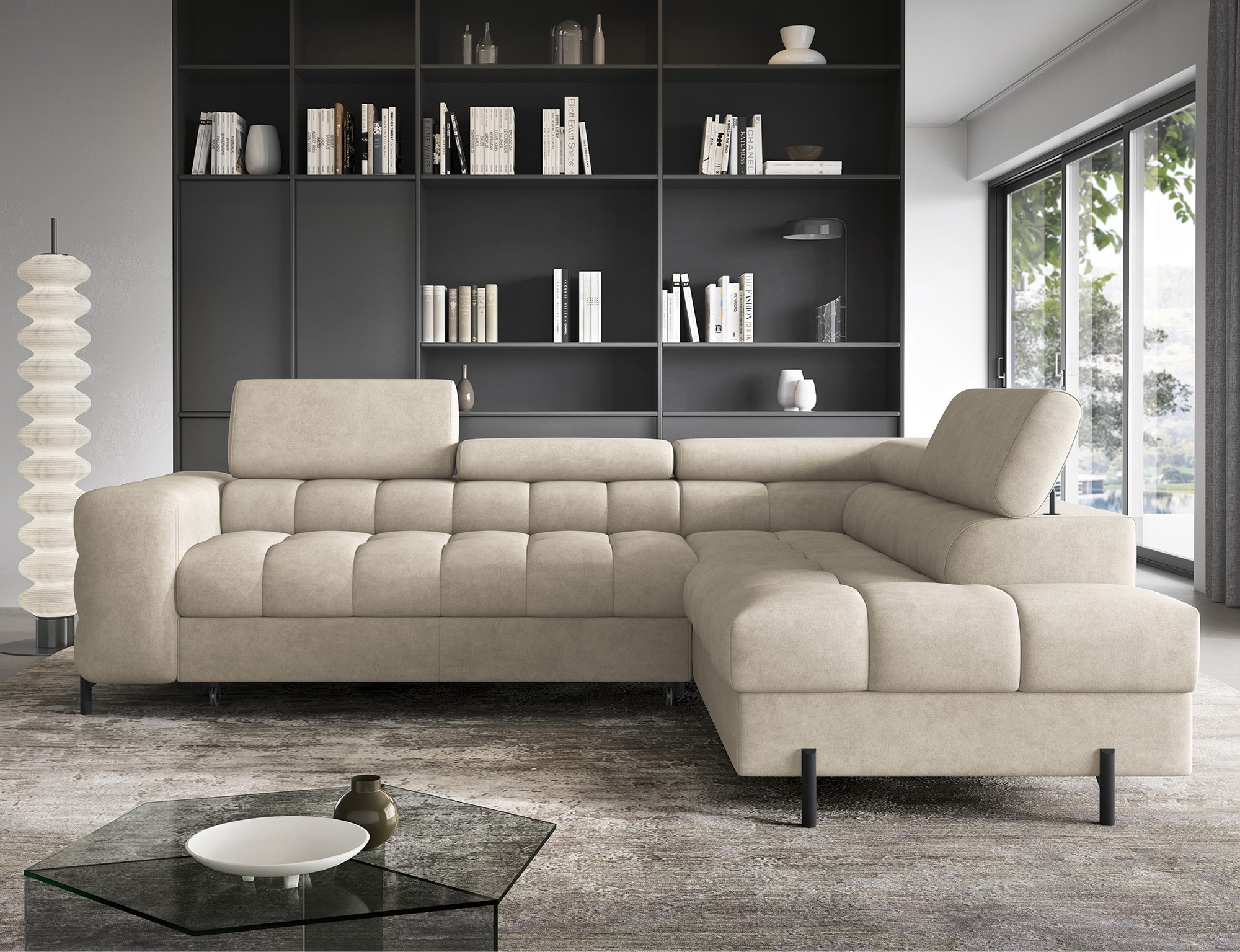 Sedací souprava Ferucce Provedení: Pravá varianta, látka: Aura 18