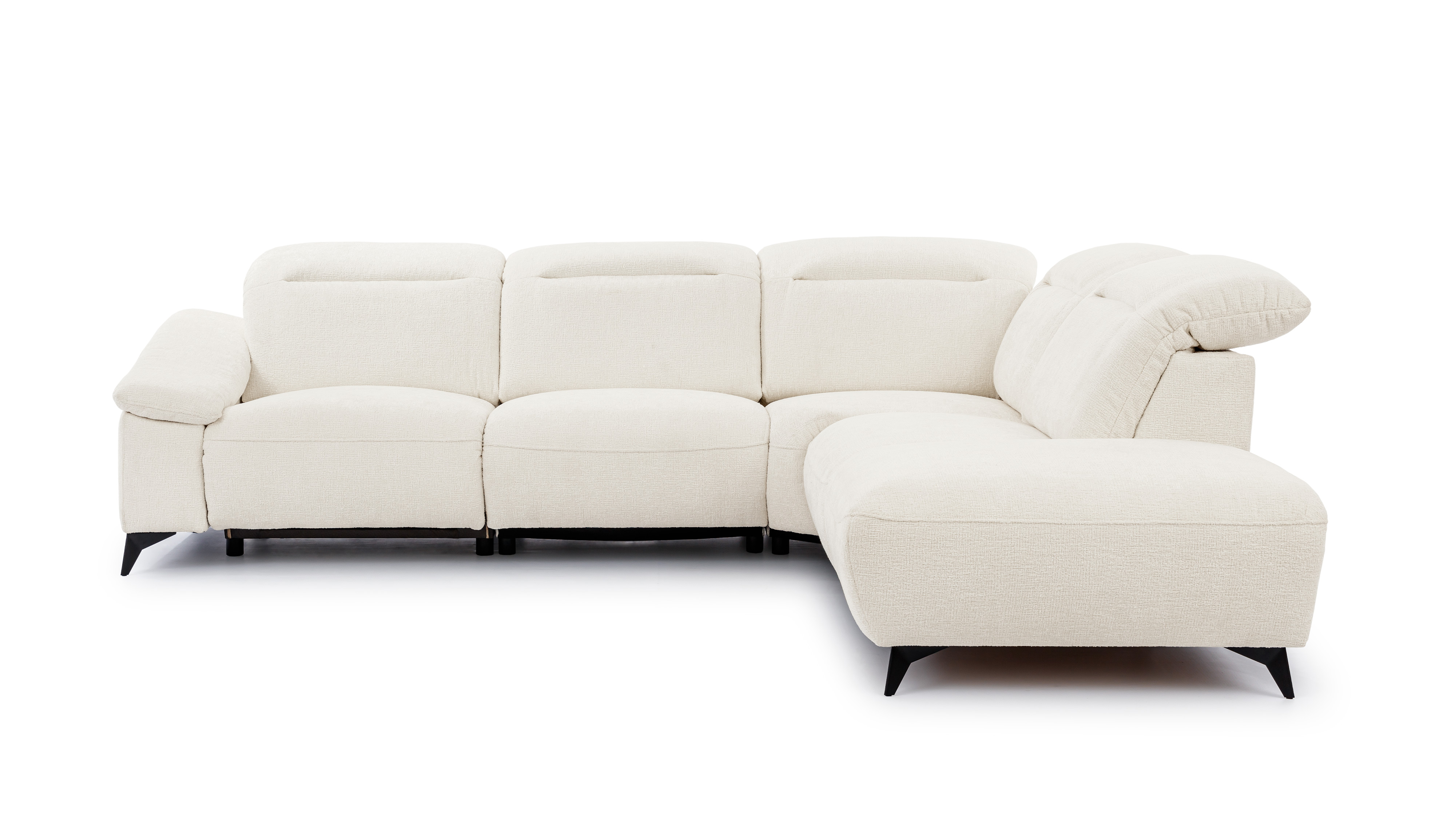 Sedací souprava Gappa 2 Relax Provedení: Levá varianta, Nožičky: Černé, látka: Cloud 3