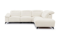 Sedací souprava Gappa 2 Relax Provedení: Levá varianta, Nožičky: Černé, látka: Cloud 3