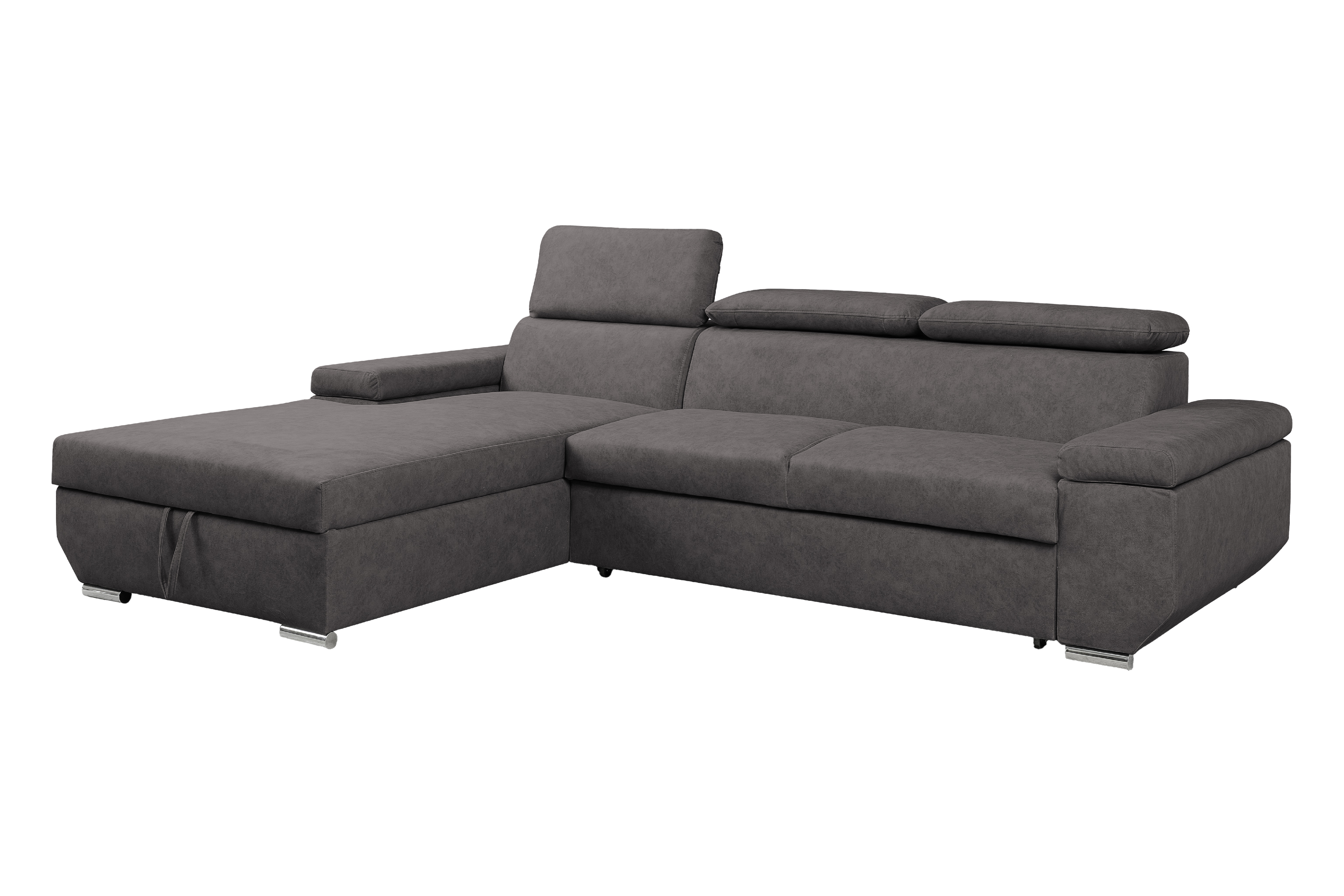 Sedací souprava Lars - Logan Graphite Provedení: Levá varianta, látka: Logan Graphite