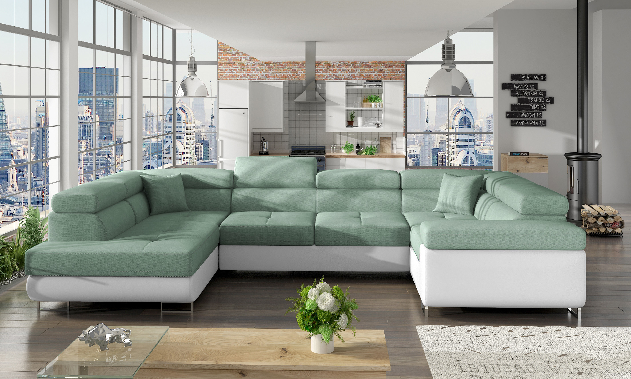 Sedací souprava Letto Provedení: Levá U, látka: Soro 34/ Soft 17