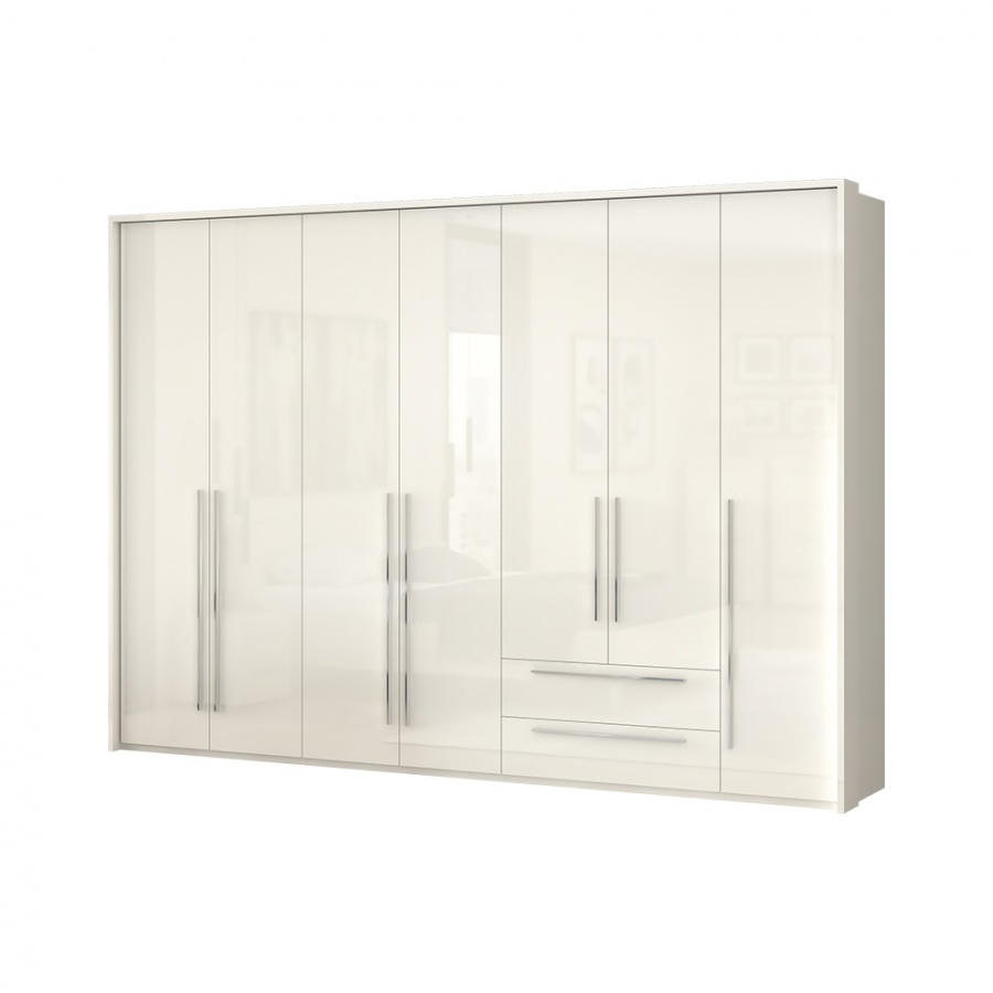 Sedmidveřová skříň tiana-béžová - p74/pn základní