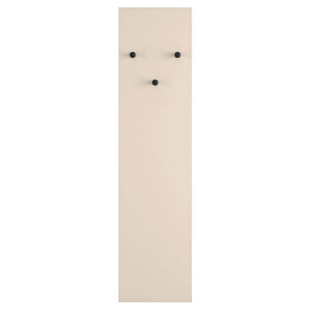 Selsey NÁSTĚNNÝ VĚŠÁK Caletto béžový, se 3 háčky, 34 cm