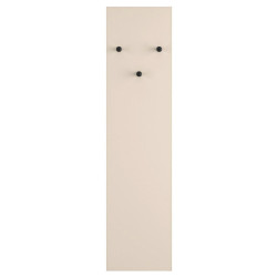 Selsey NÁSTĚNNÝ VĚŠÁK Caletto béžový, se 3 háčky, 34 cm