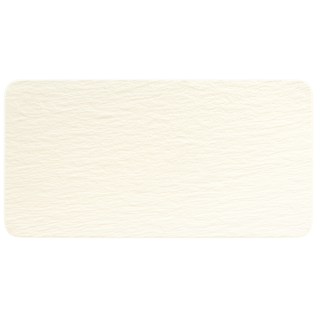 Servírovací talíř, hranatý, kolekce Manufacture Rock blanc - Villeroy & Boch