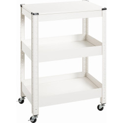 SERVÍROVACÍ VOZÍK, bílá, 50/32/75 cm