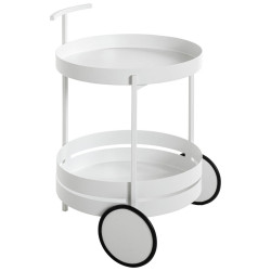 SERVÍROVACÍ VOZÍK, bílá, 42/42/61 cm