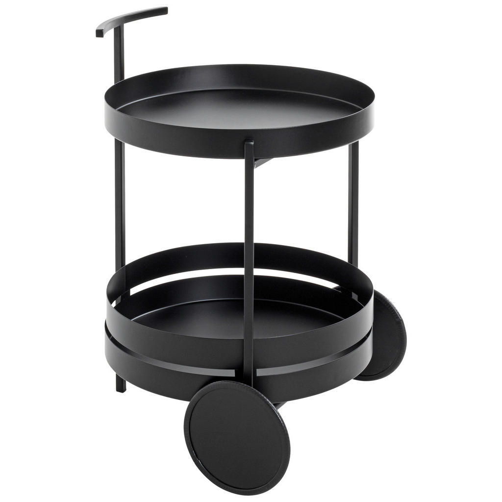 SERVÍROVACÍ VOZÍK, černá, 42/42/61 cm