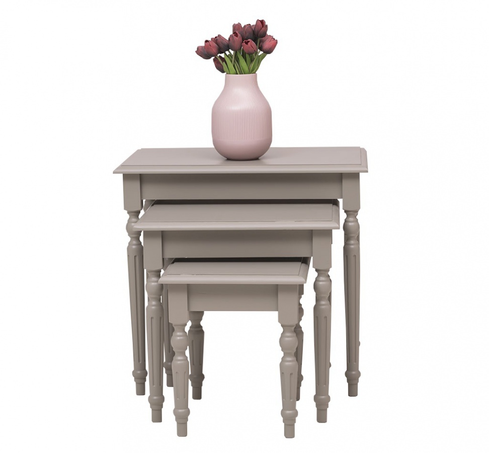 Set odkládacích stolků percy 80 - šedá