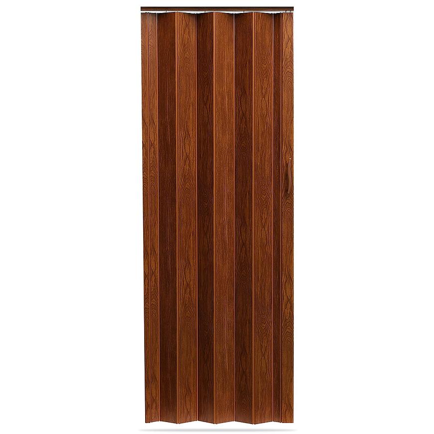 Shrnovací dveře Accordion ořech světlý 820mm