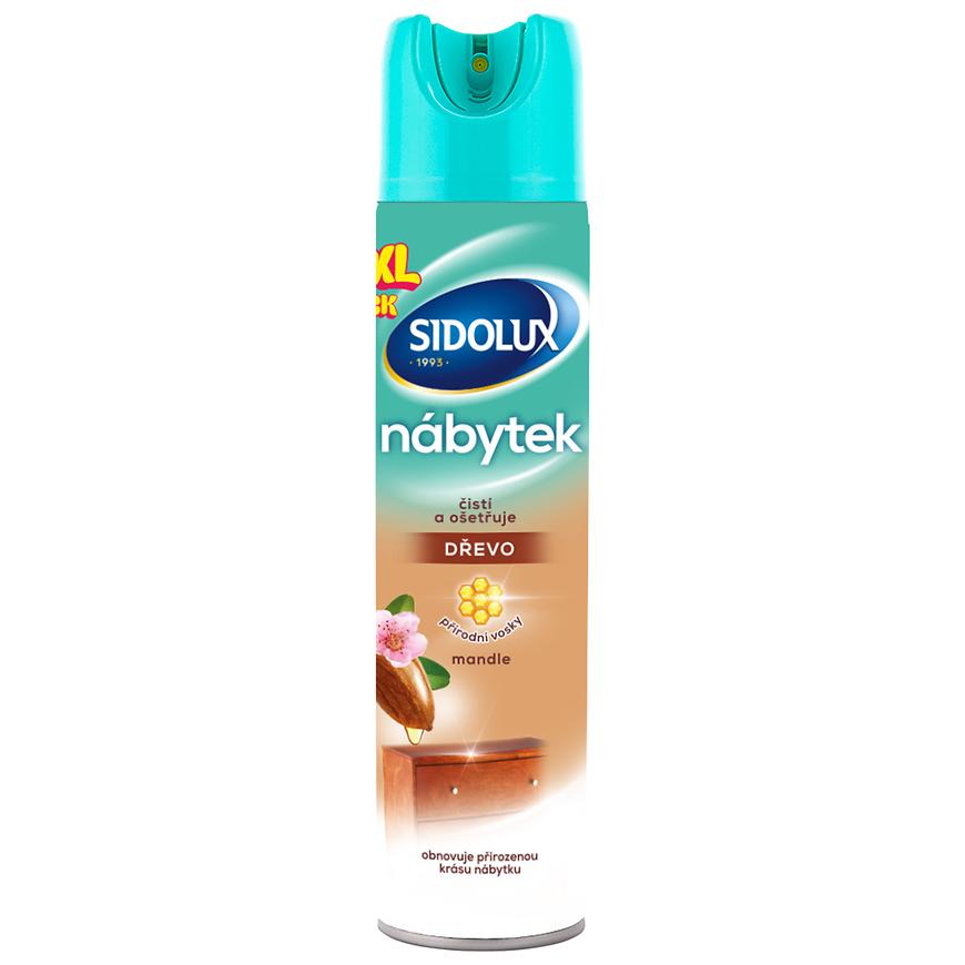 SIDOLUX nábytek dřevo mandle spray 350 ml