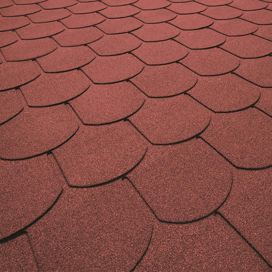 Šindel Bobrovka červená 3,85m2