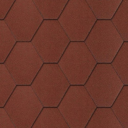 Šindel heksagonal červený 3 m2