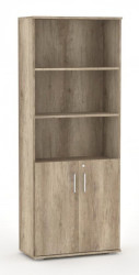 Široká kombinovaná skříňka rea office s50 + d2 (2ks) - dub canyon