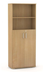 Široká kombinovaná skříňka rea office s50+d3(2ks) - buk