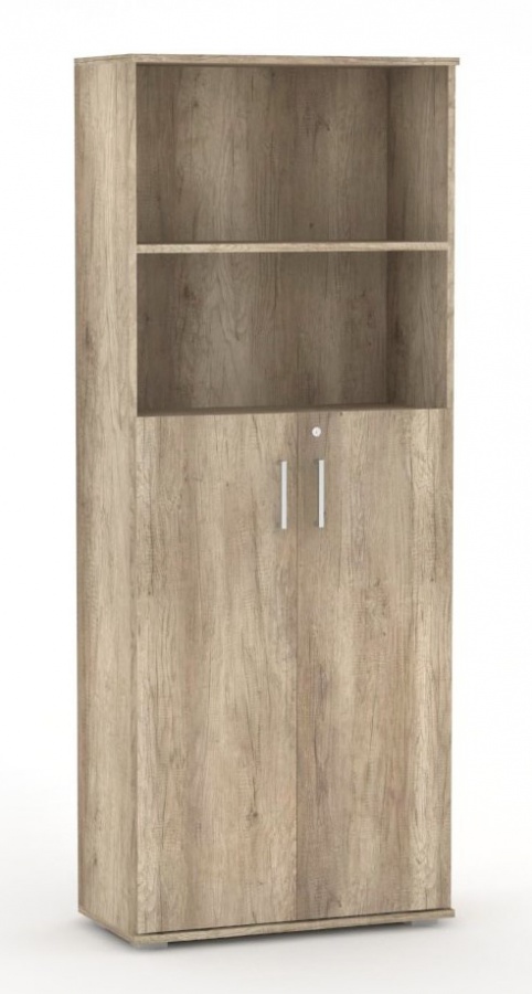 Široká kombinovaná skříňka rea office s50+d3(2ks) - dub canyon