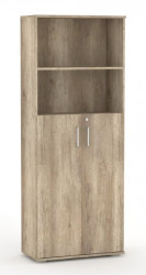 Široká kombinovaná skříňka rea office s50+d3(2ks) - dub canyon