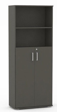 Široká kombinovaná skříňka rea office s50+d3(2ks) - graphite