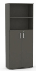 Široká kombinovaná skříňka rea office s50+d3(2ks) - graphite
