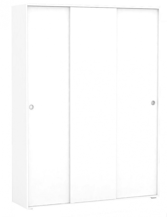 Široká skříň rea lary s6/200 - bílá