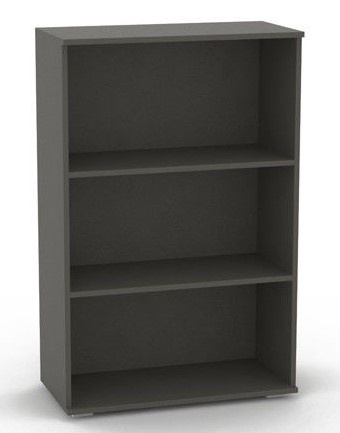 Široký policový regál rea office s30 - graphite