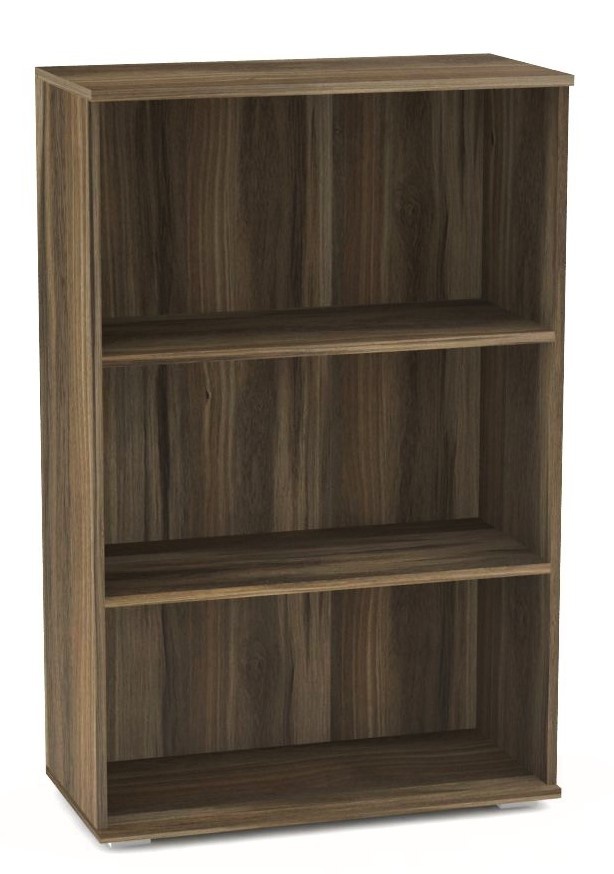 Široký policový regál rea office s30 - ořech rockpile