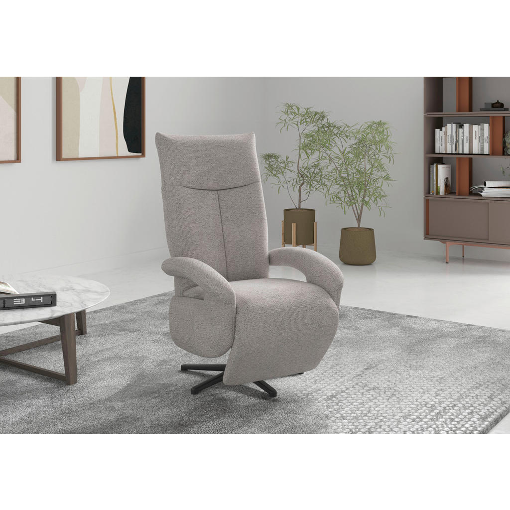 Sit & More RELAXAČNÍ KŘESLO, textil, barvy stříbra