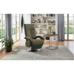 Sit & More RELAXAČNÍ KŘESLO, textil, khaki