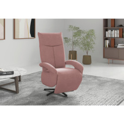 Sit & More RELAXAČNÍ KŘESLO, textil, starorůžová