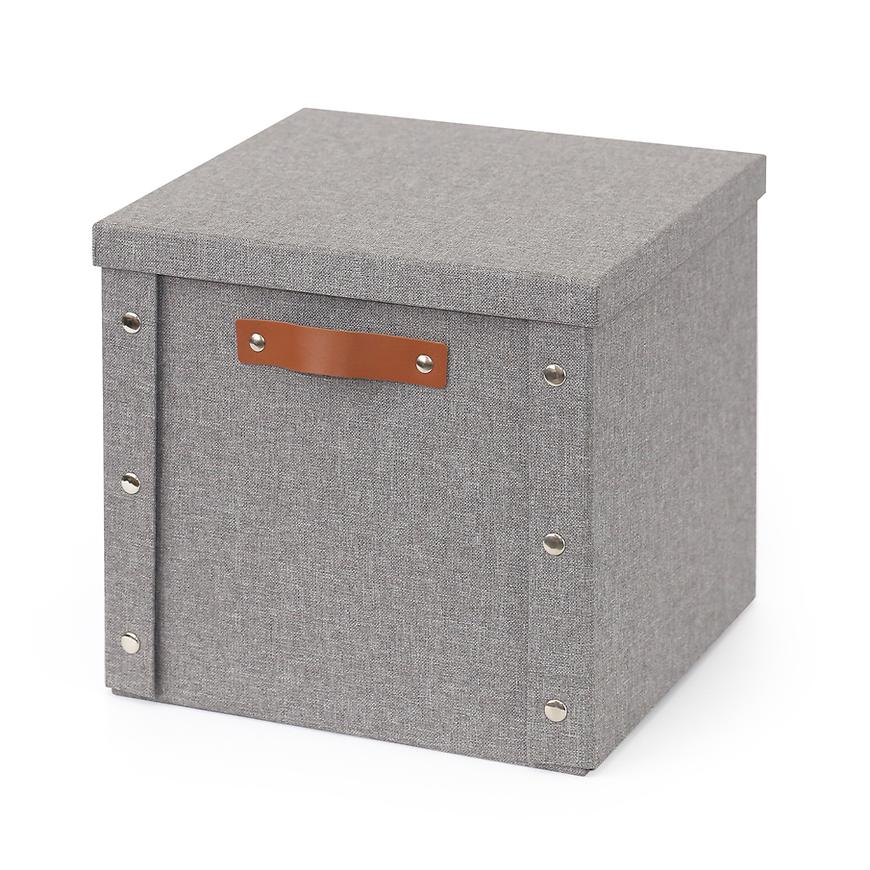 Skládací box šedý 30x28x30 cm