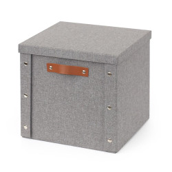 Skládací box šedý 30x28x30 cm