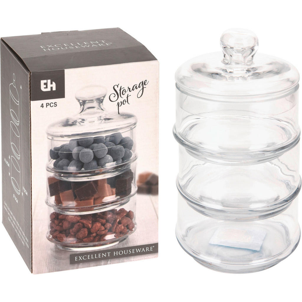 SKLENĚNÁ DÓZA NA POTRAVINY