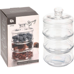 SKLENĚNÁ DÓZA NA POTRAVINY