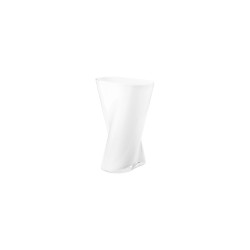 Skleněná váza Lituus opál, malá - Georg Jensen